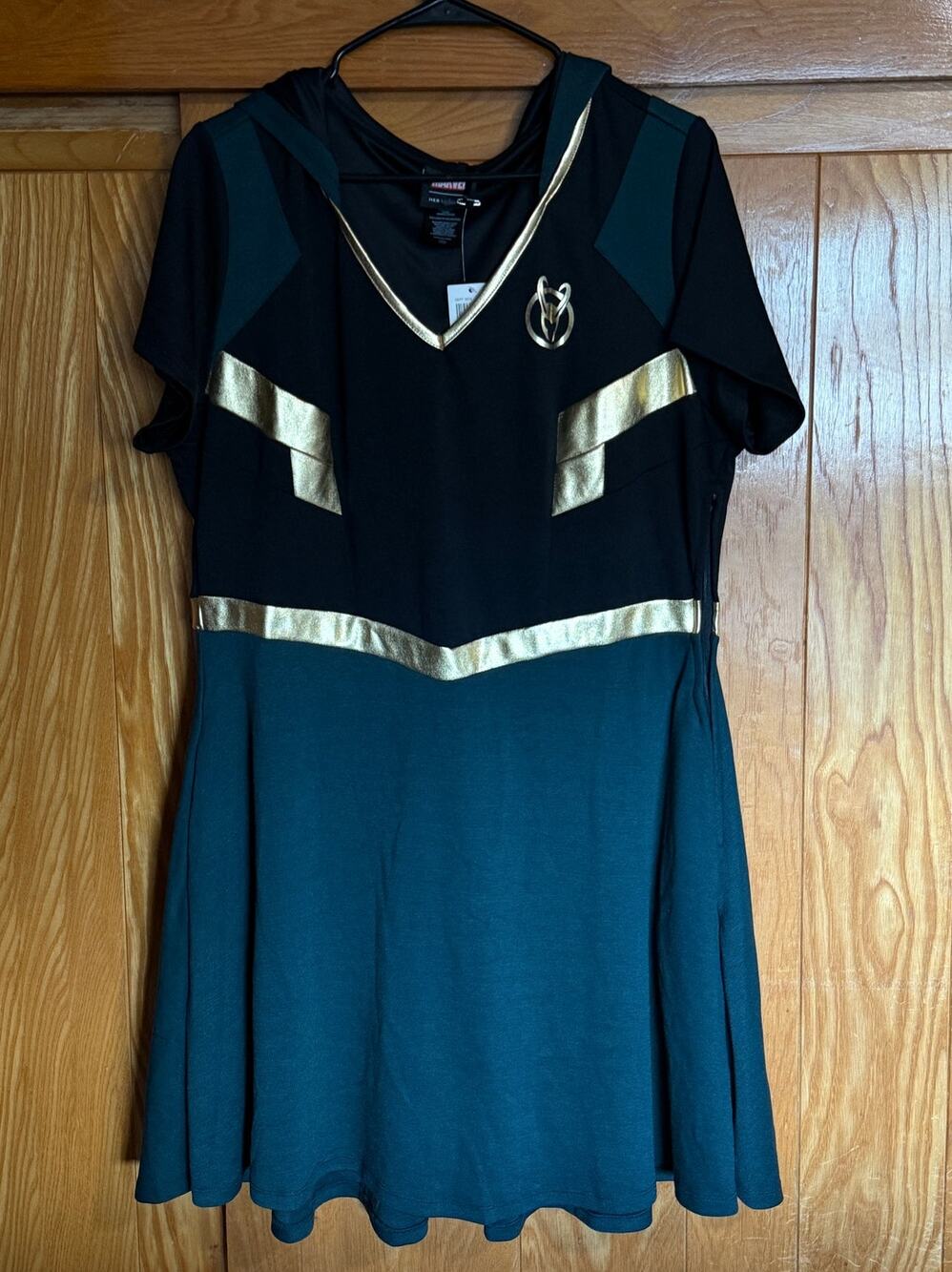 NWT Her Universe Loki Cosplay Dress 2X (with pockets!)